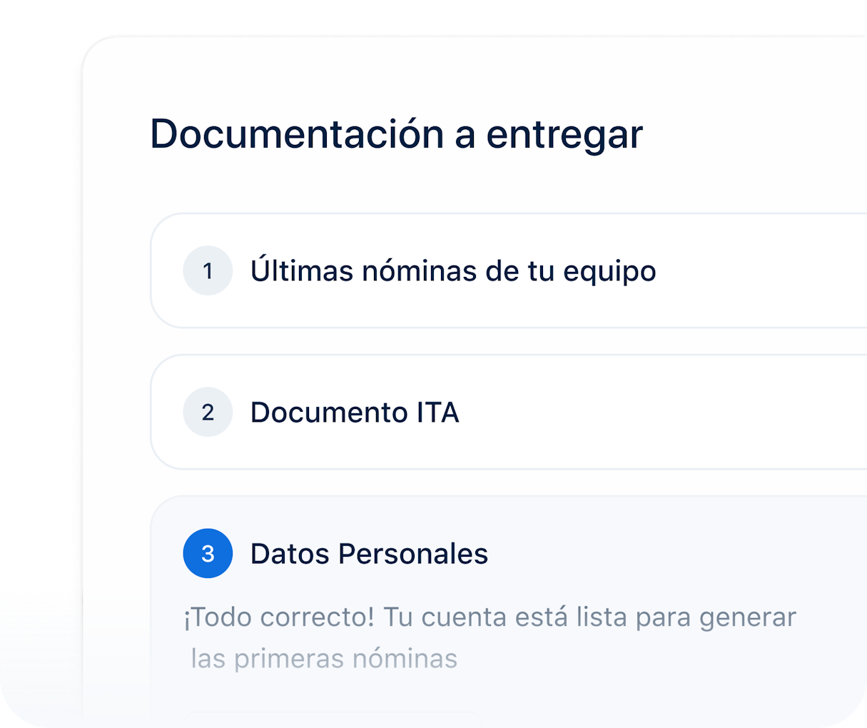 Grabacion de pantalla de los documentos necesarios a la migración a la app PayFit