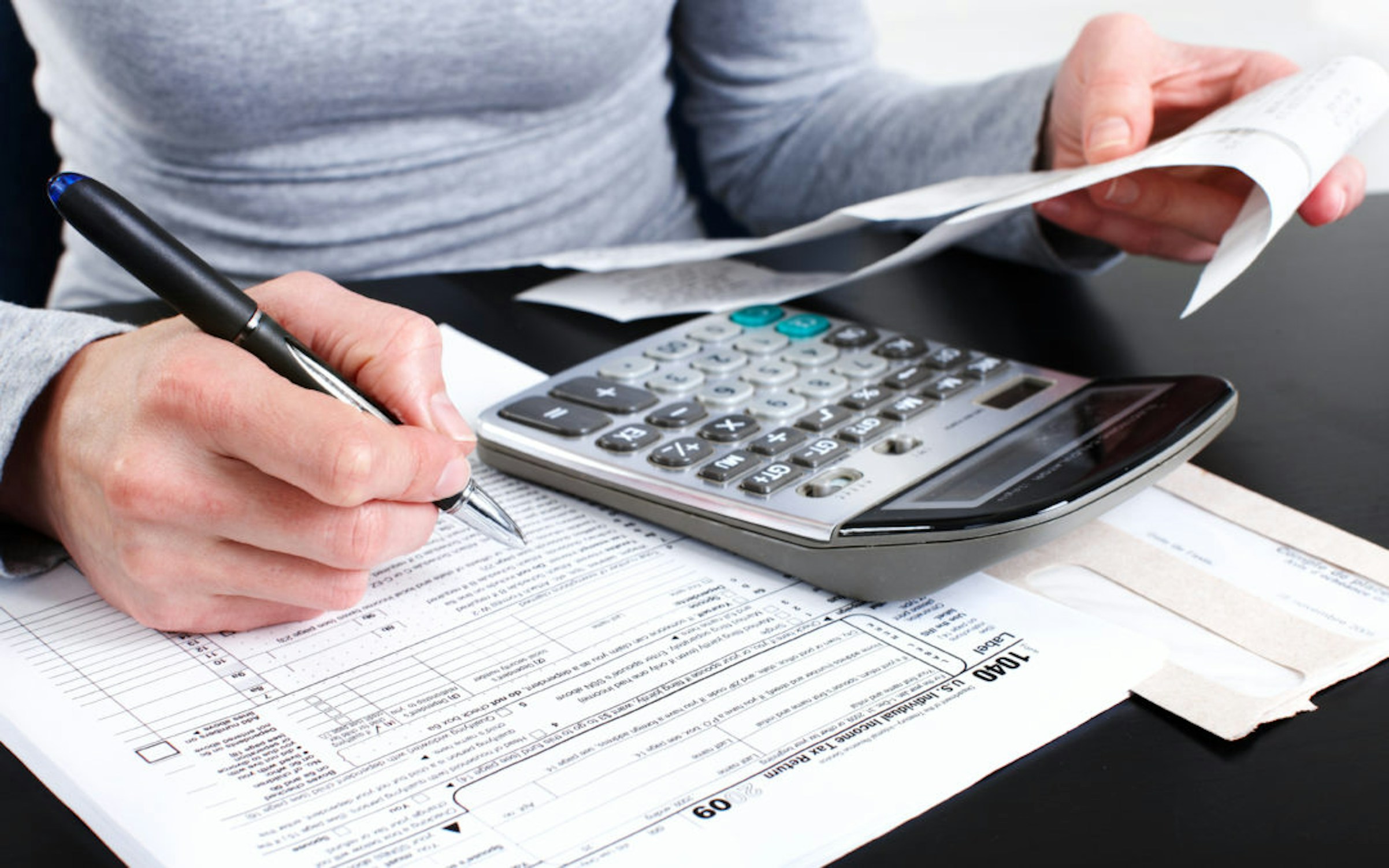 Filling out a P11D form
