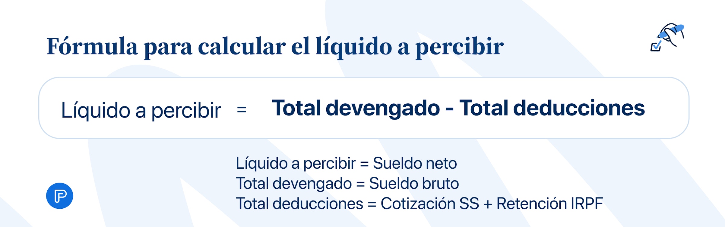 calcular el sueldo neto