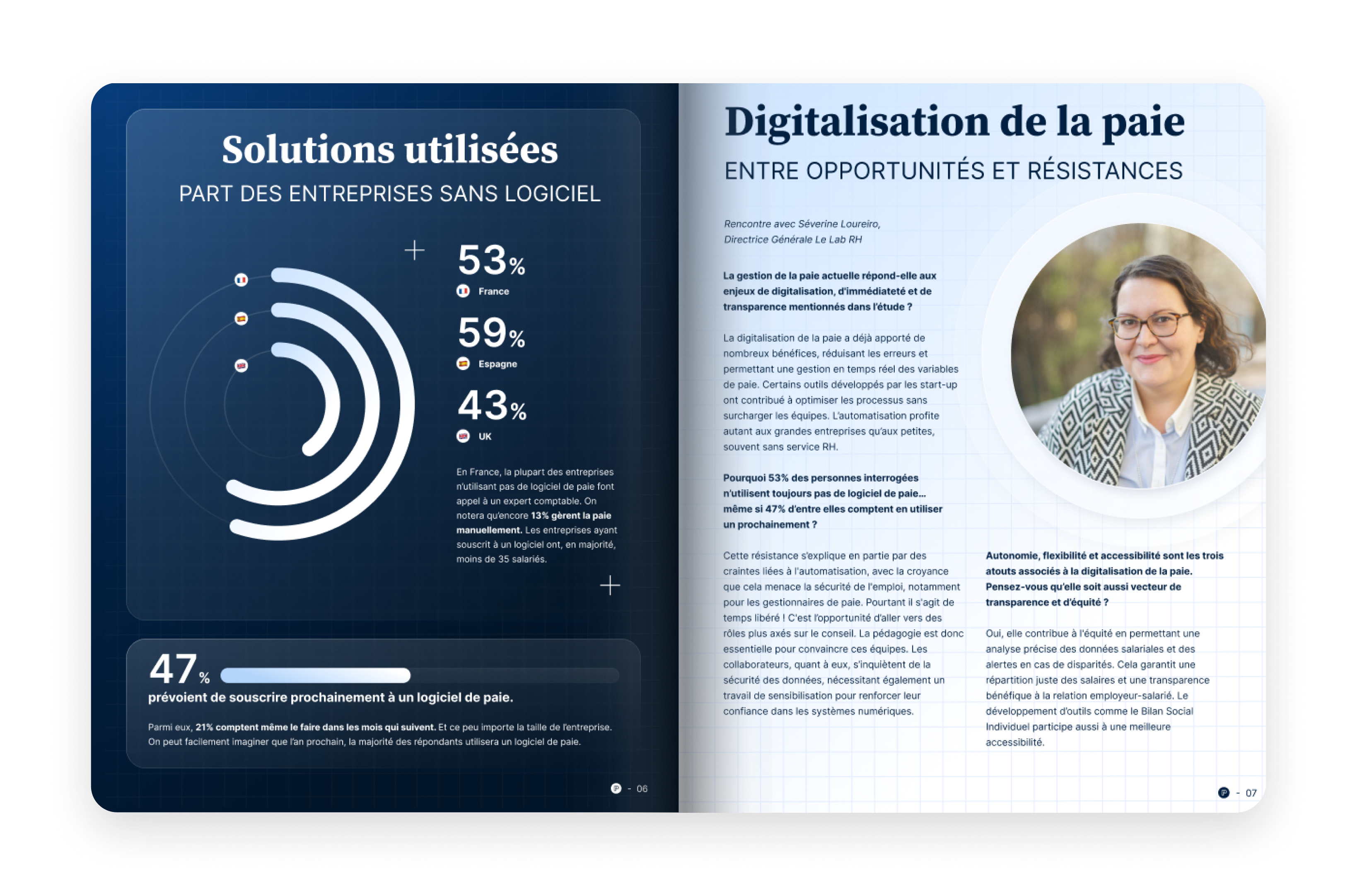 Aperçu étude double page