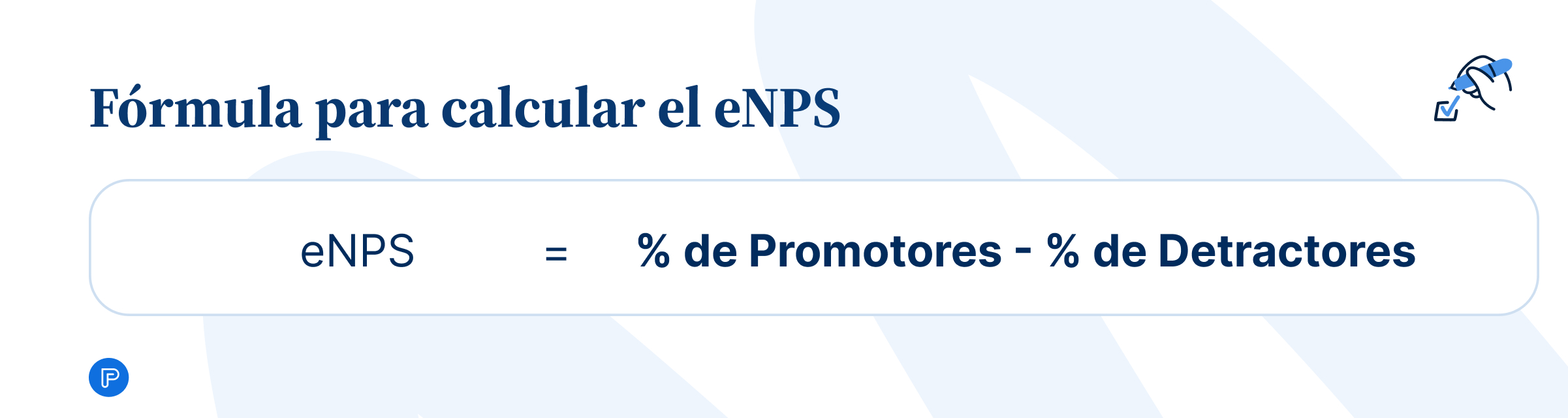 Fórmula para calcular el eNPS