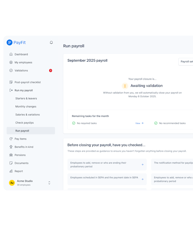 Payroll dashboard module Payroll dashboard module