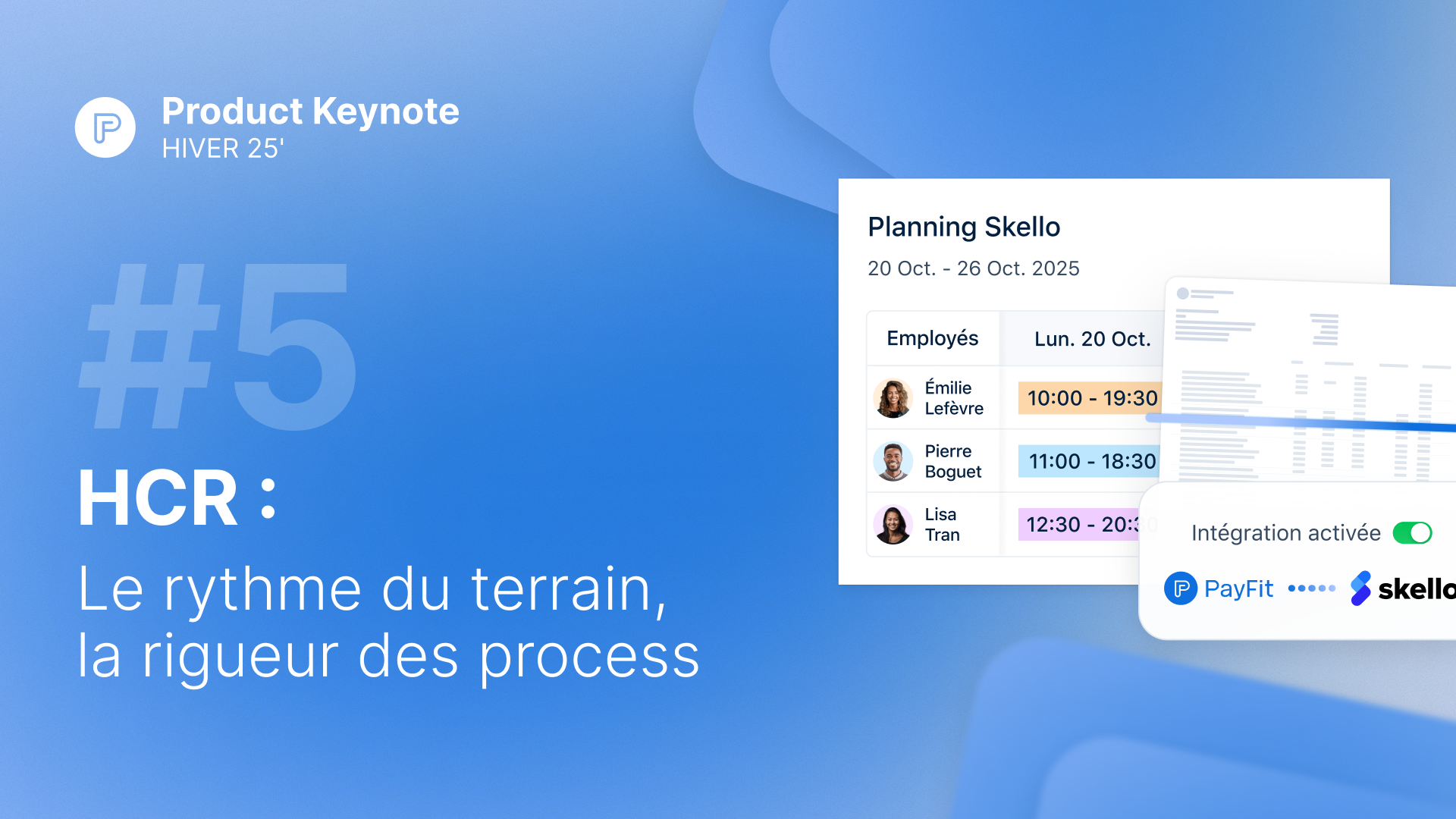 Vidéo démo PayFit secteur hôtellerie-restauration : paie et plannings