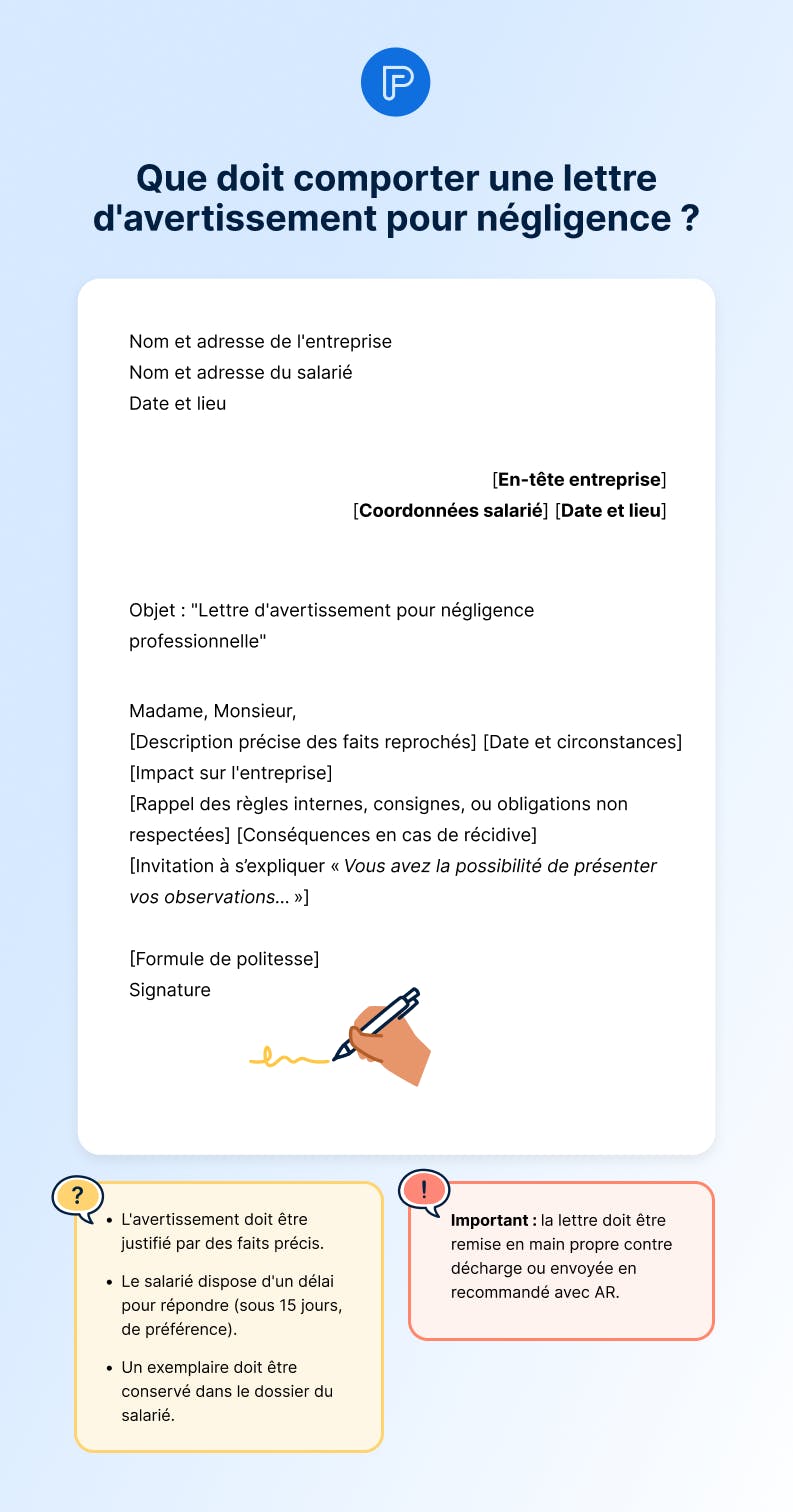 modele-mettre-avertissement-negligence