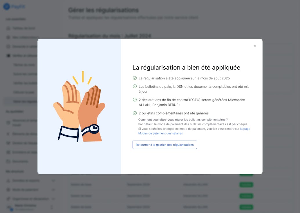 régularisation du salaire de base régularisation du salaire de base