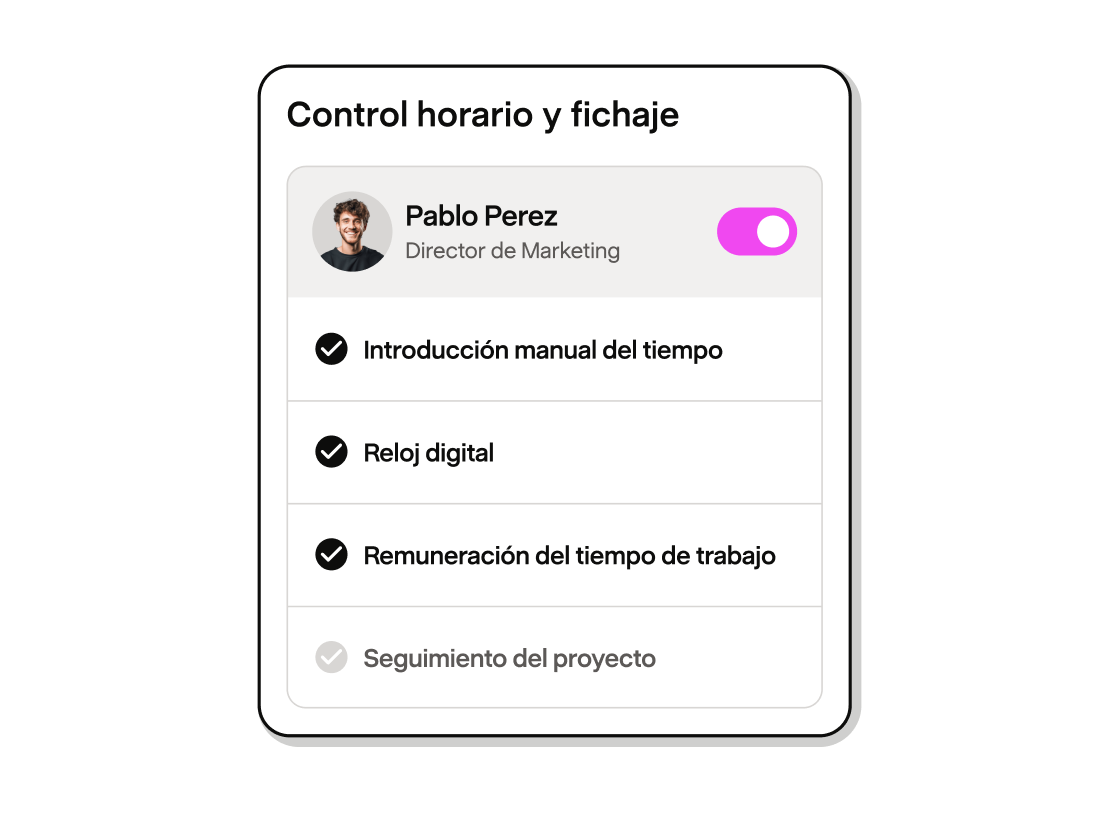 Configuración del control horario y fichaje en Payfit