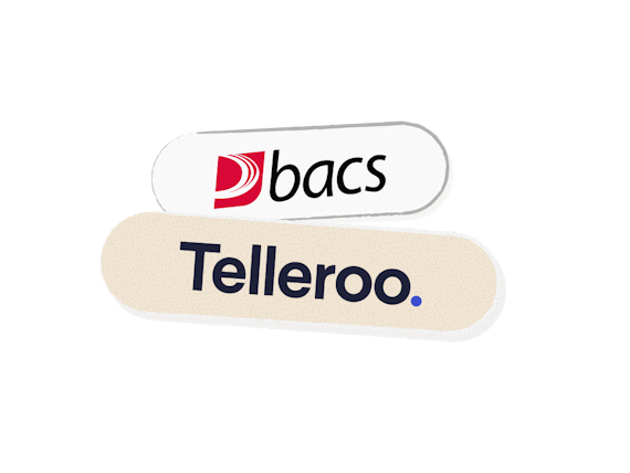 Bacs and Telleroo logos