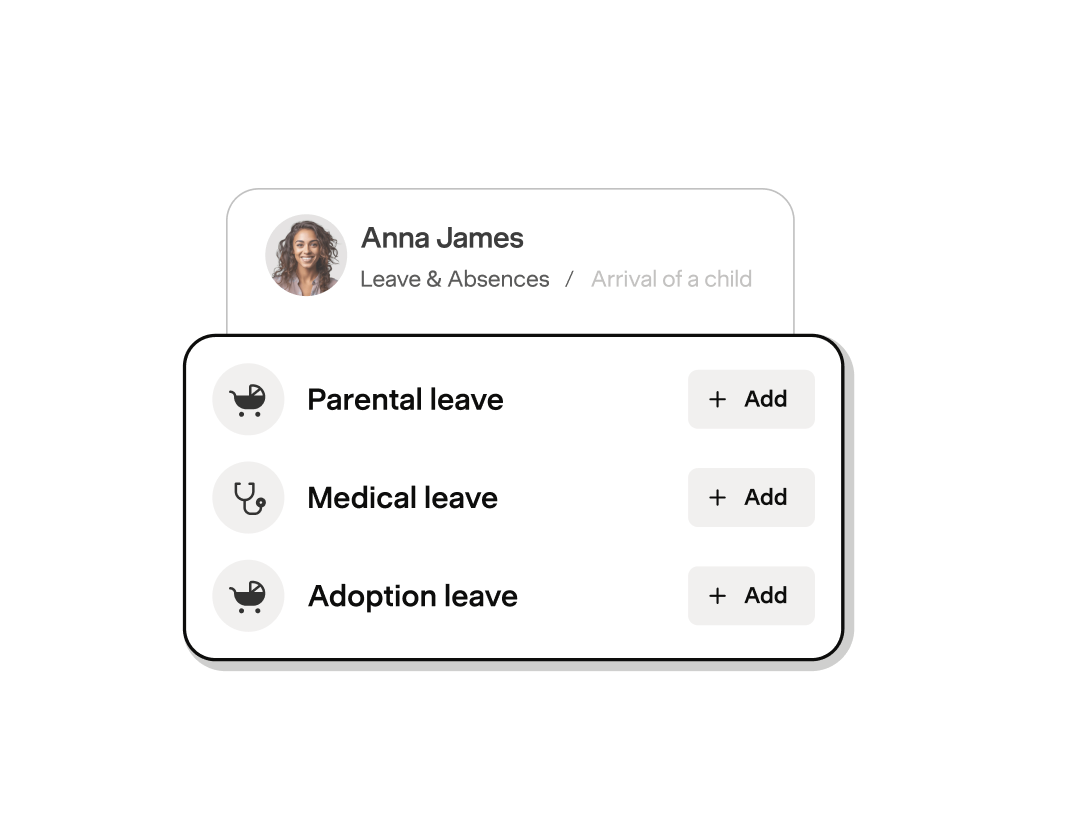 Adding parental, medical and adoption leave in Payfit