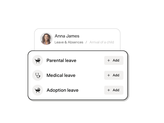 Adding parental, medical and adoption leave in Payfit