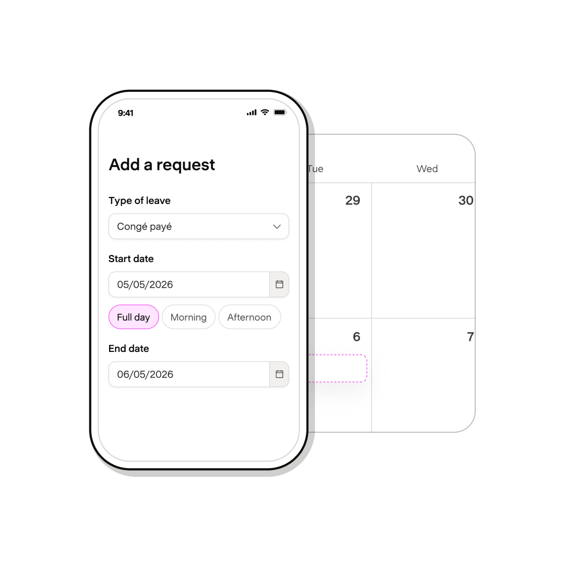 Submitting a leave request in Payfit