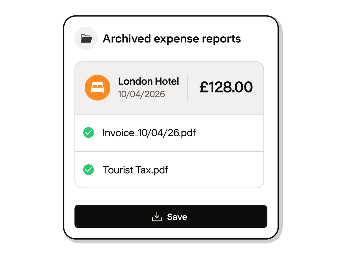 Archived expense reports in Payfit