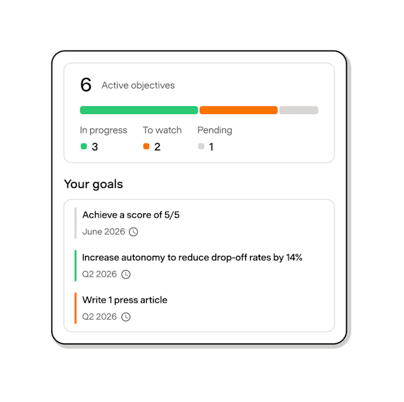 Tracking active objectives in Payfit