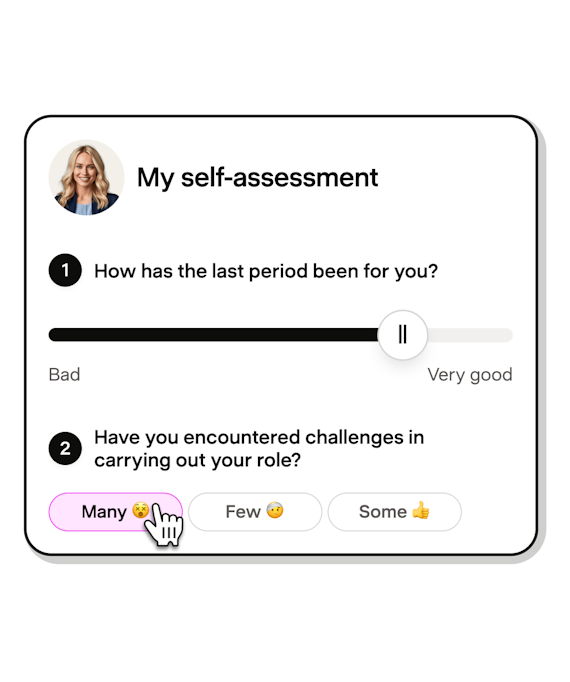 Completing a self-assessment in Payfit