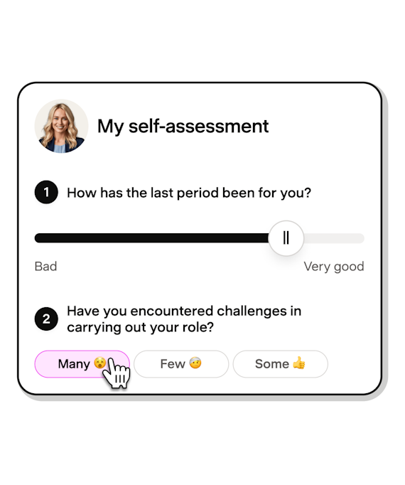 Completing a self-assessment in Payfit