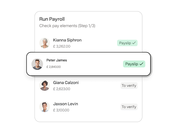 Running payroll and checking pay elements in Payfit