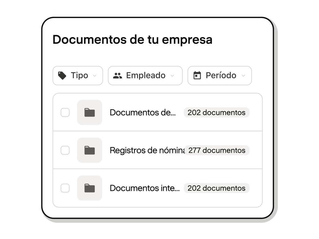 Descarga de los documentos de la empresa desde Payfit