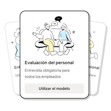 Plantillas de evaluación del personal en Payfit