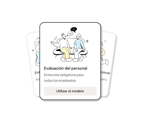 Plantillas de evaluación del personal en Payfit