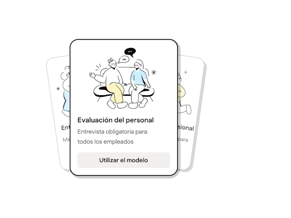 Plantillas de evaluación del personal en Payfit