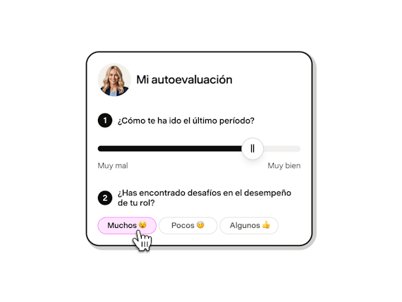 Autoevaluación privada de un empleado en Payfit