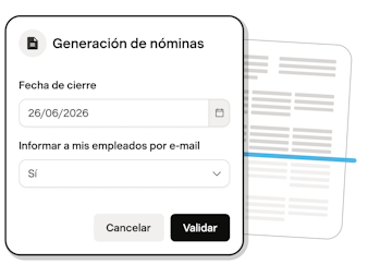 Generación de nóminas