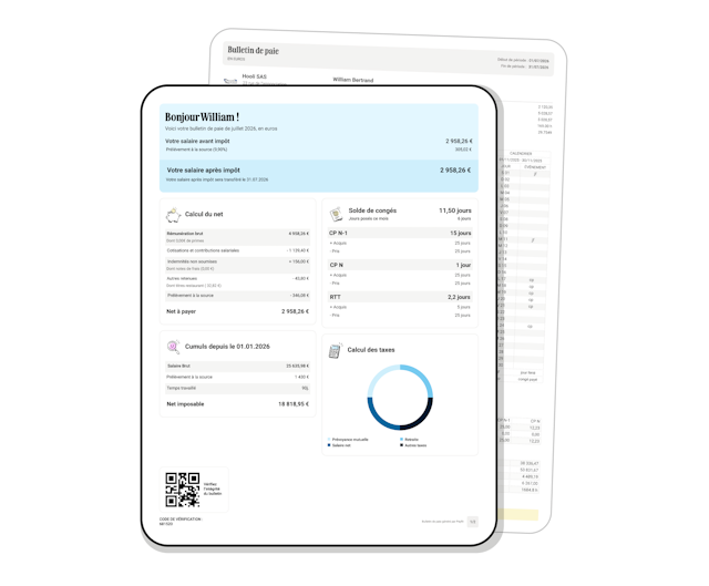 fiche de paie Payfit