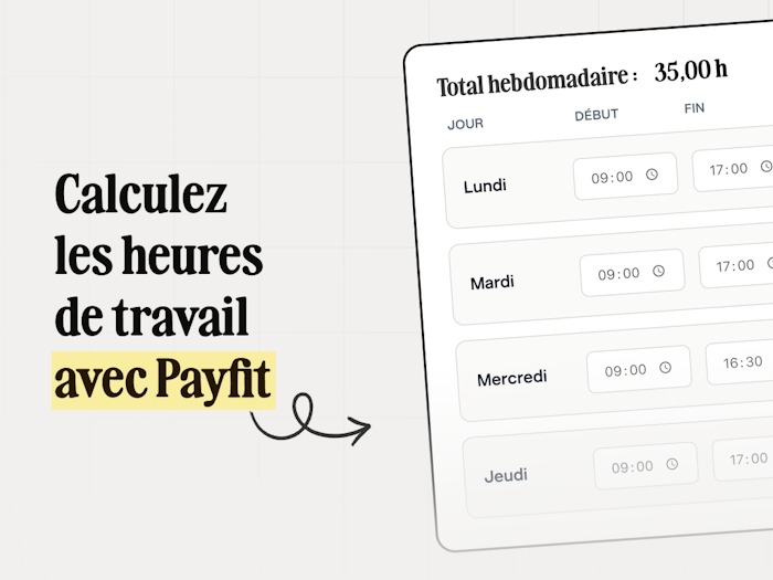 Calculatrice des heures de travail