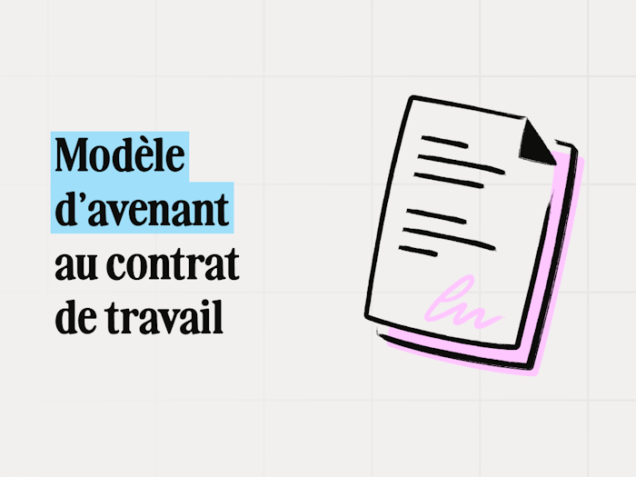 Modèle d'avenant au contrat de travail