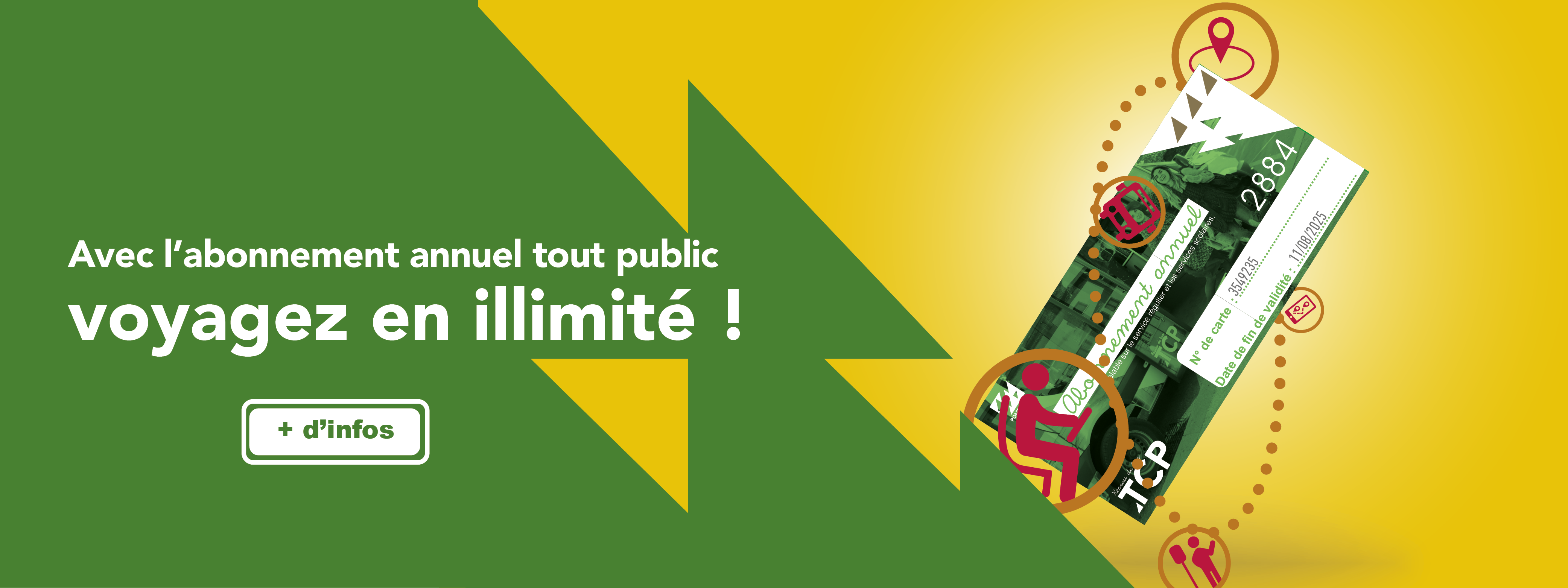 abonnement annuel tout public TCP