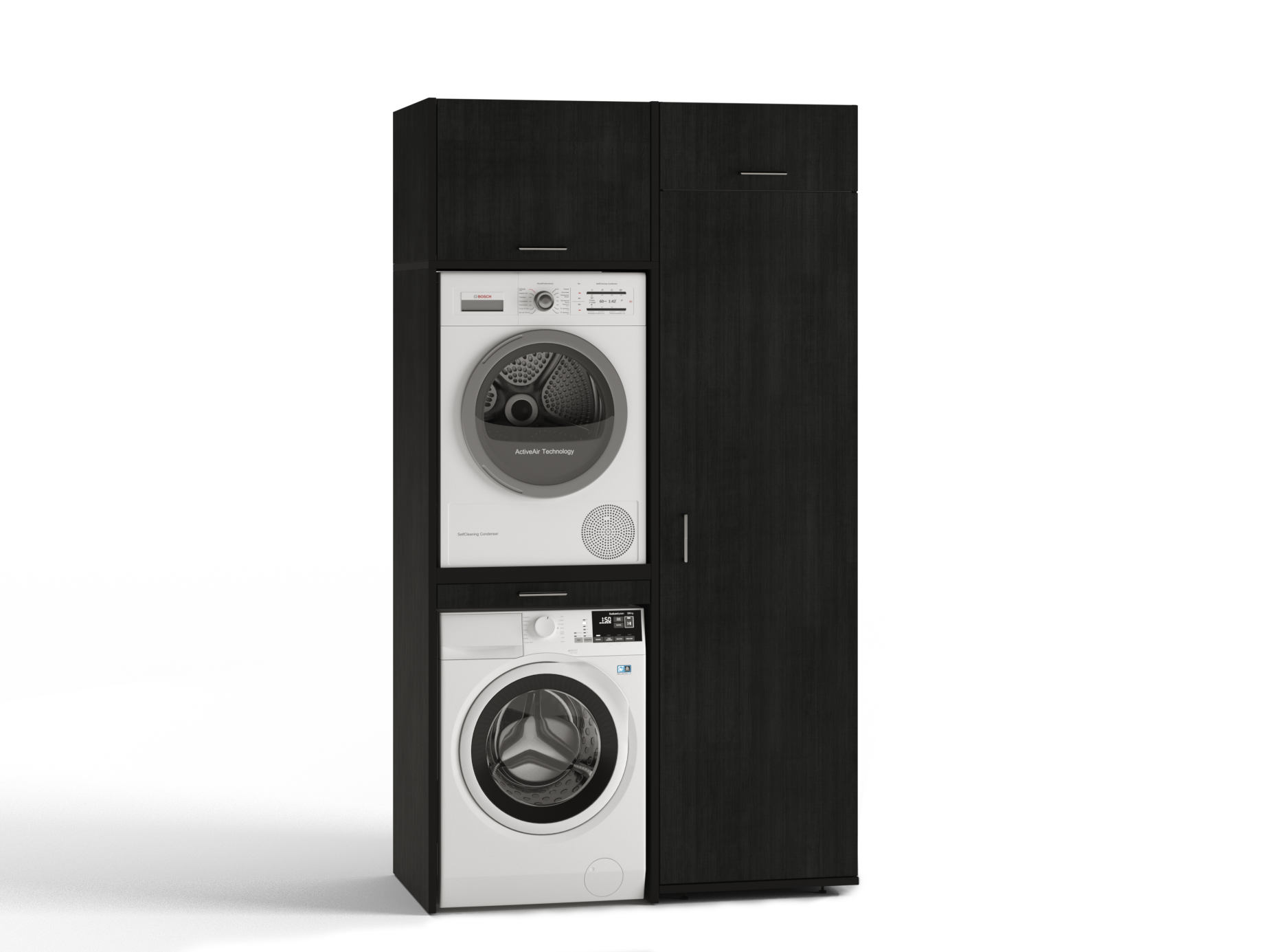 Dryer on top of washing machine Wastoren