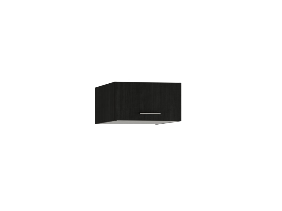 Aufsatzschrank als Erweiterung zum Waschmaschinenschrank schwarze Eiche-Optik
