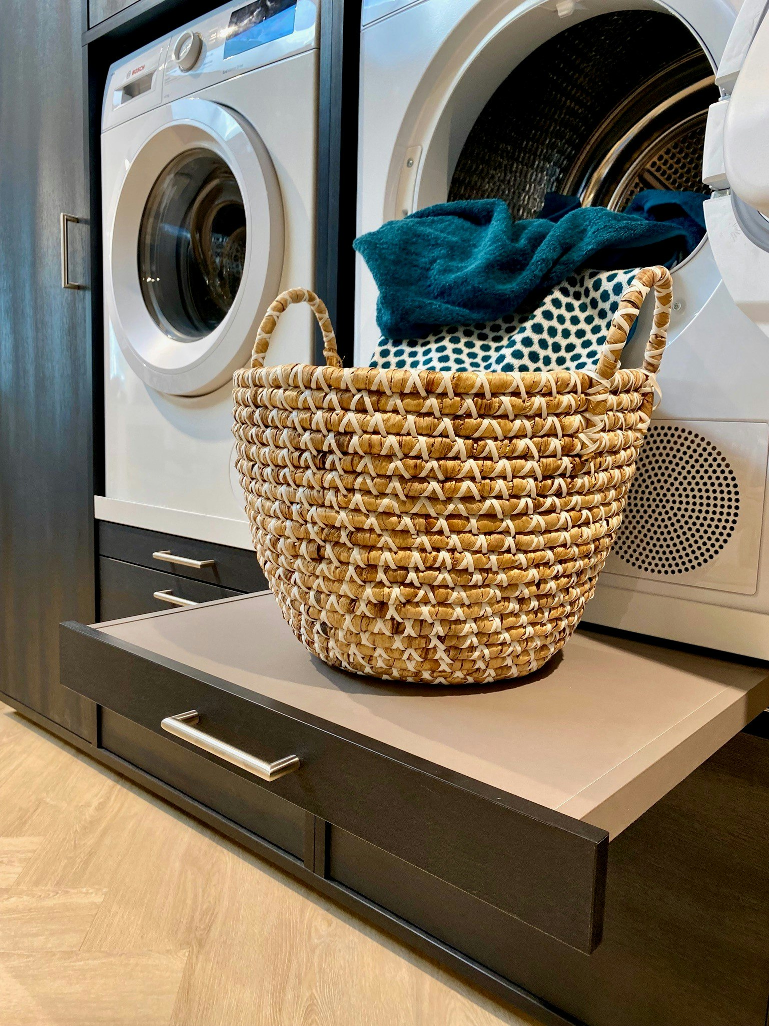 Wasmachine verhoger zwart