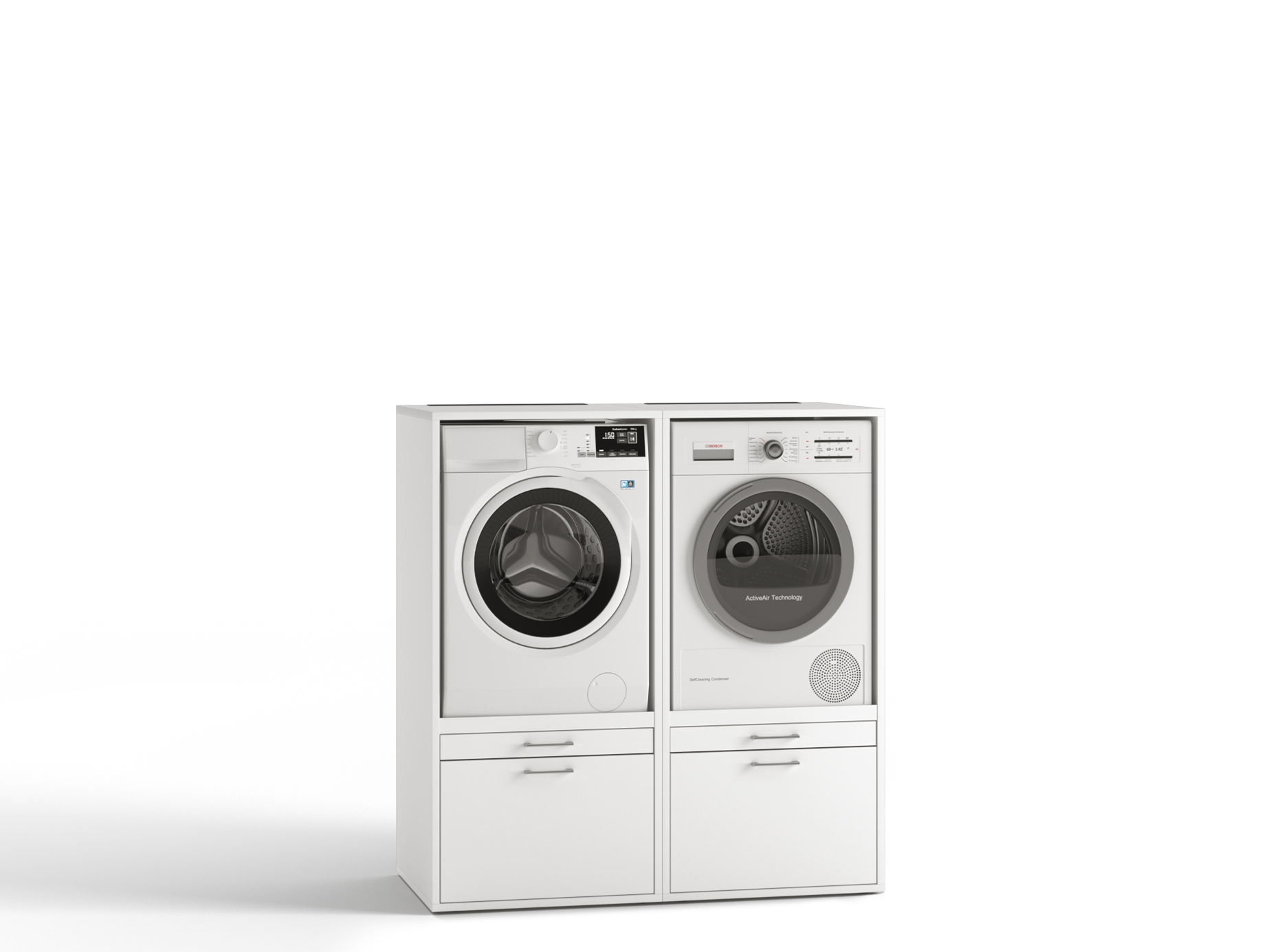 Ausziehbrett – mit Waschmaschinenschrank