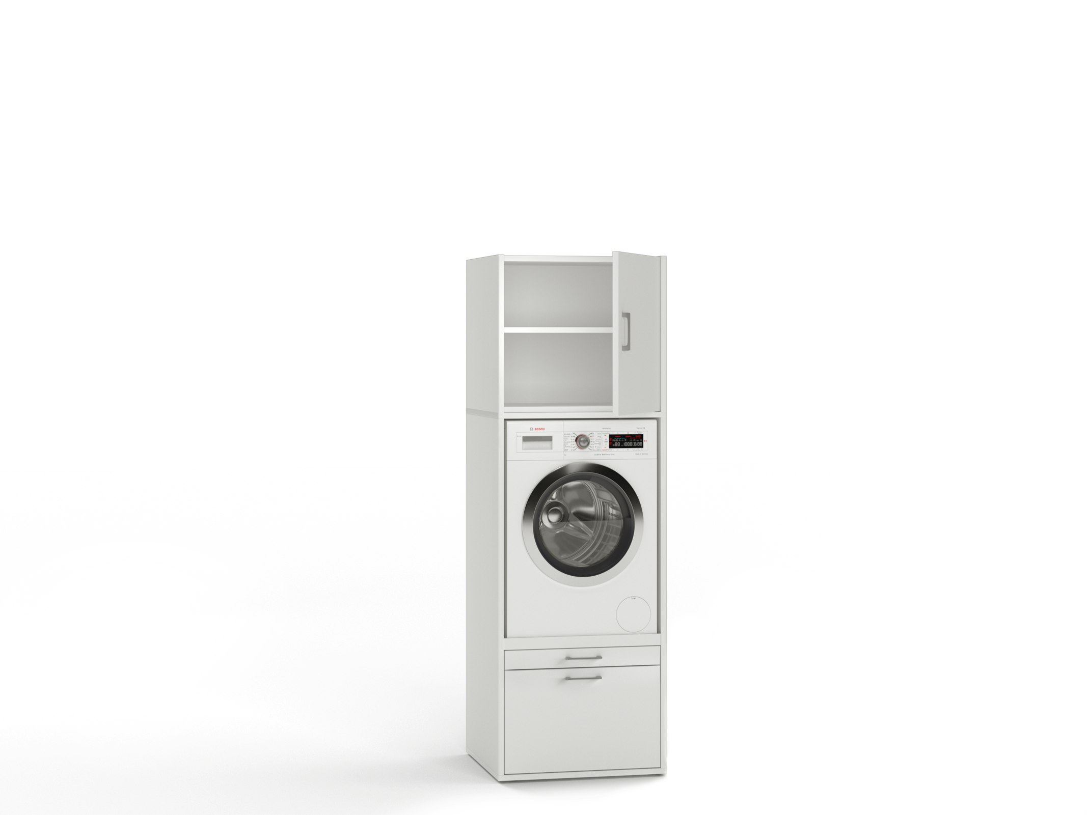 Waschmaschinenschrank mit Aufsatzschrank Original