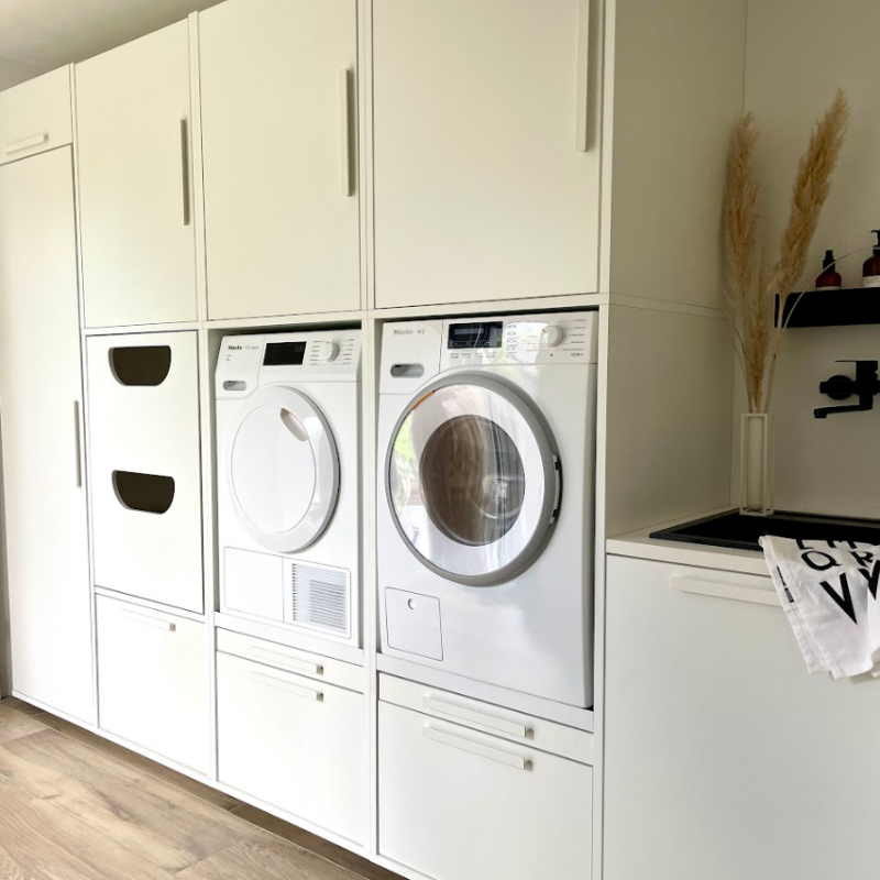 NWRYSM Plank boven Wasmachine en Droger - in Hoogte