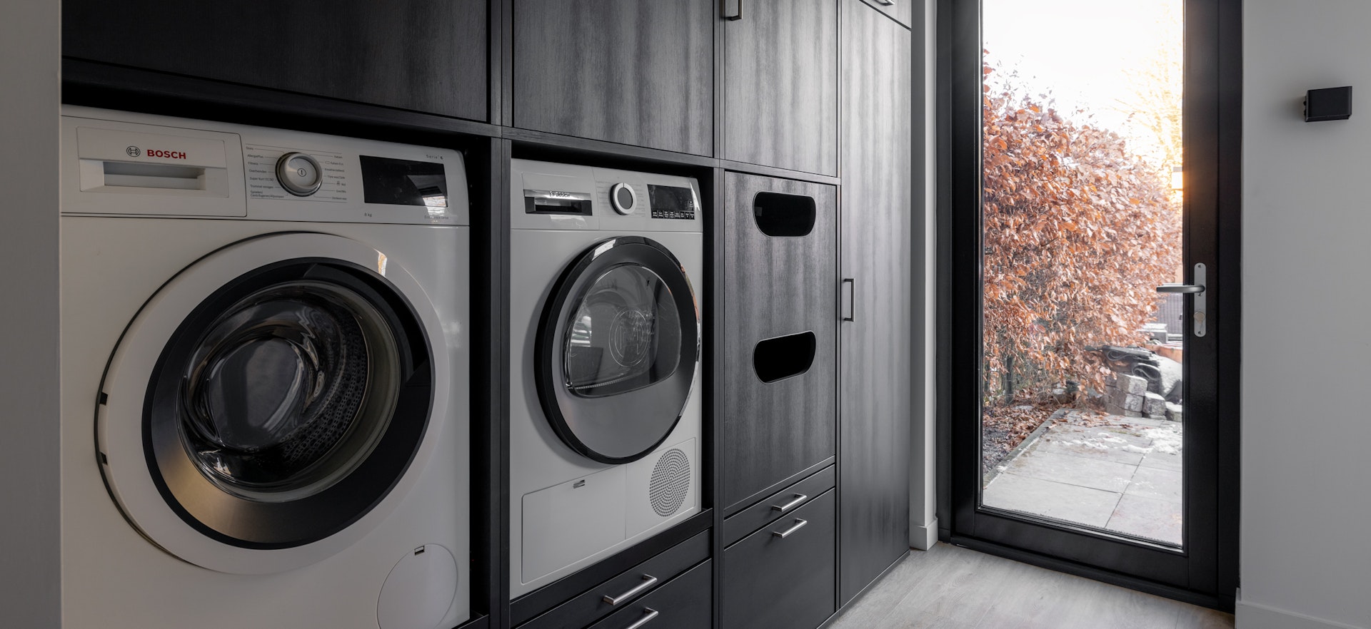 meuble buanderie meuble machine à laver seche linge