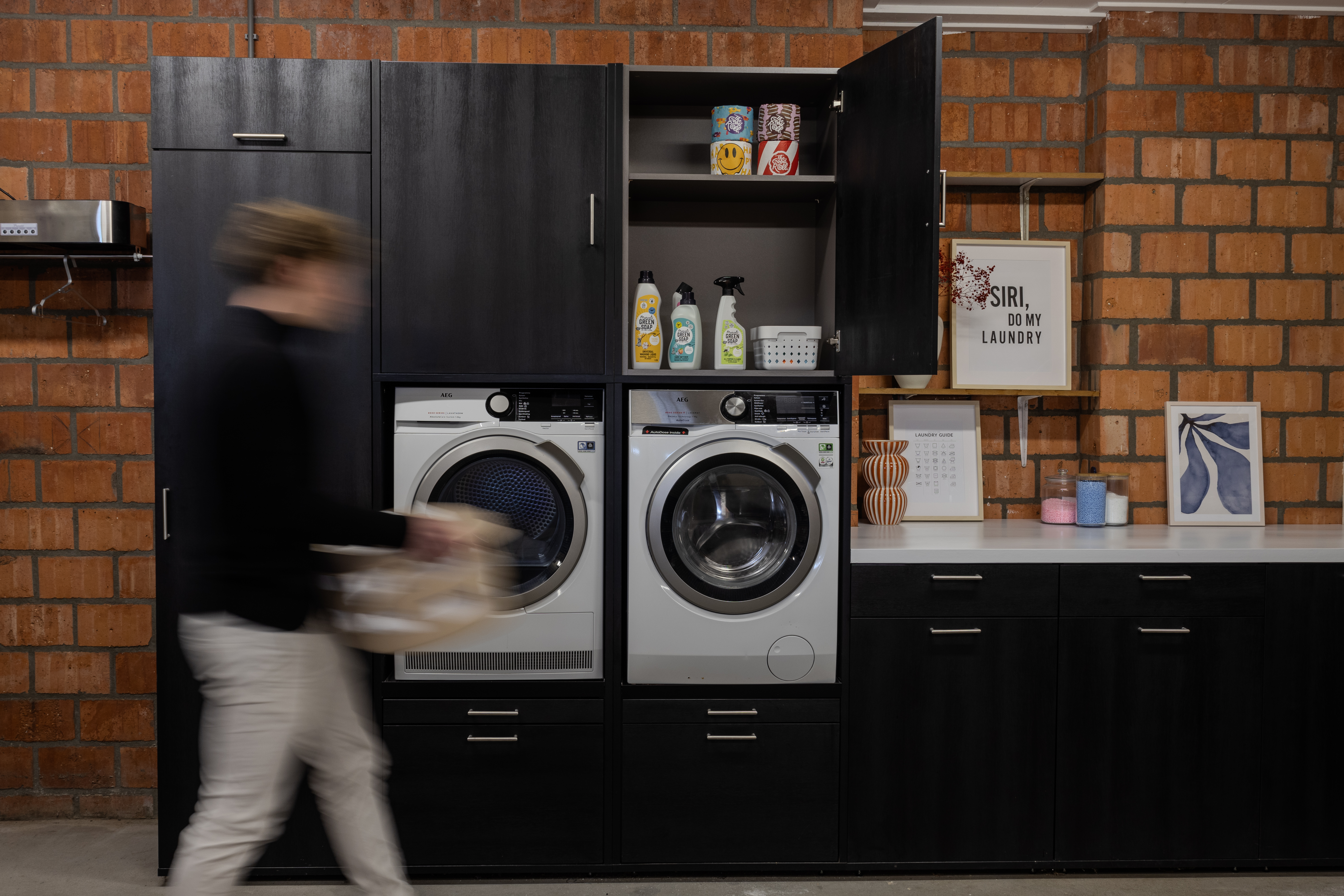Built under washing machine discount