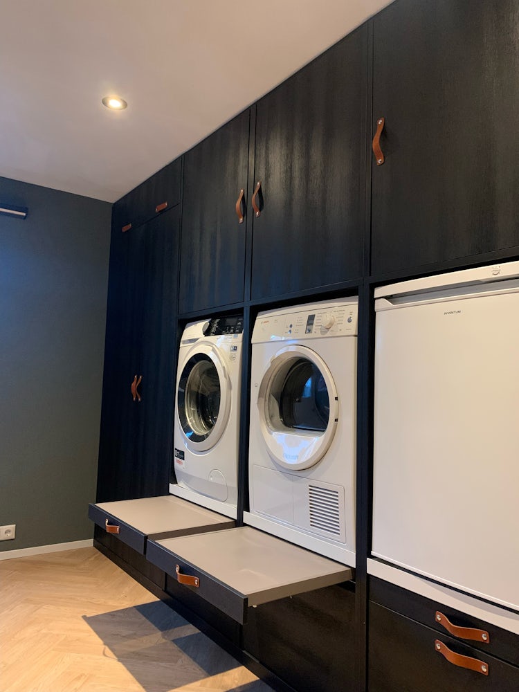 Wastoren amenagement buanderie meuble machine à laver seche linge