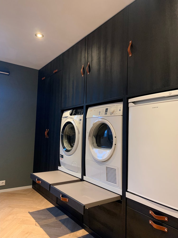 Wastoren amenagement buanderie meuble machine à laver seche linge