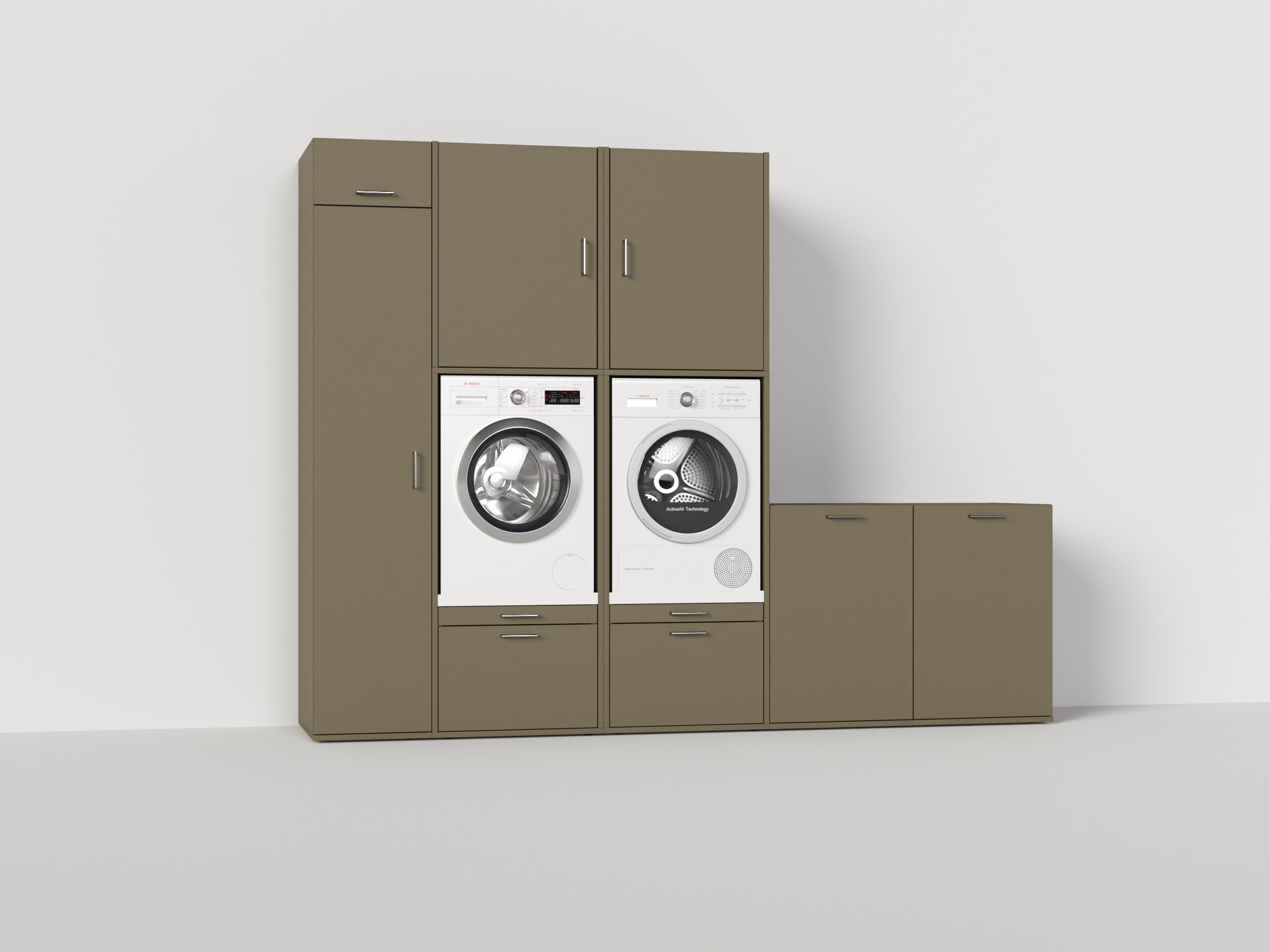 Tussenmontageframe voor wasmachine Aansluitframe met uittrekbare