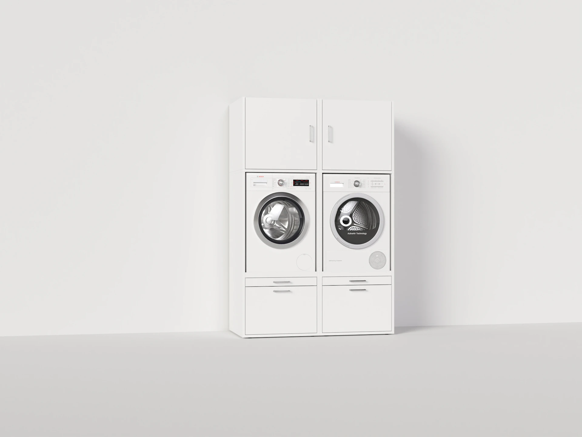 Meuble Pour Machine à Laver Et Sèche Linge