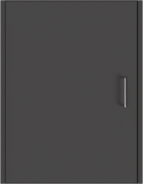 Washtower Material and colour sample of a anthracite grey Washtower® wall cabinet (87 cm)
