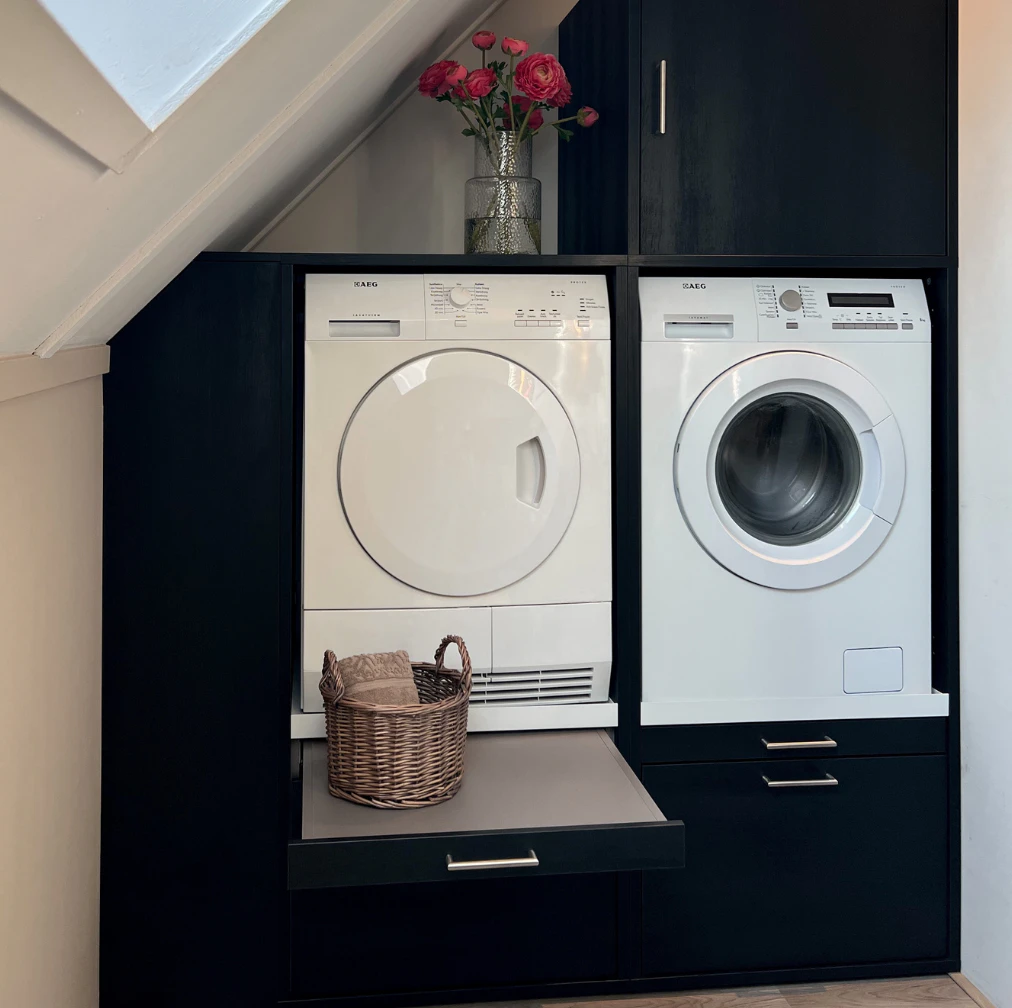 Schrank Für Waschmaschine Und Trockner Nebeneinander Waschmaschine und Trockner nebeneinander | 134x146 cm (BxH)