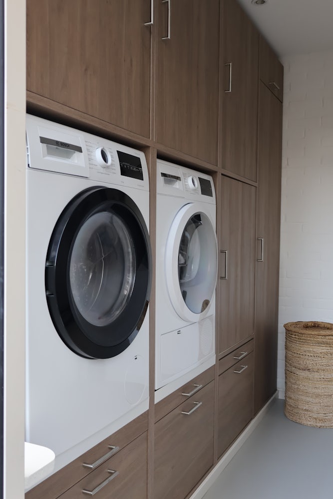 Your laundry room in Japandi style