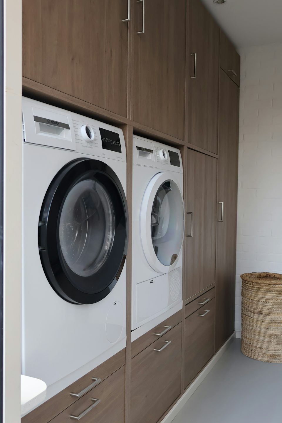 Your laundry room in Japandi style