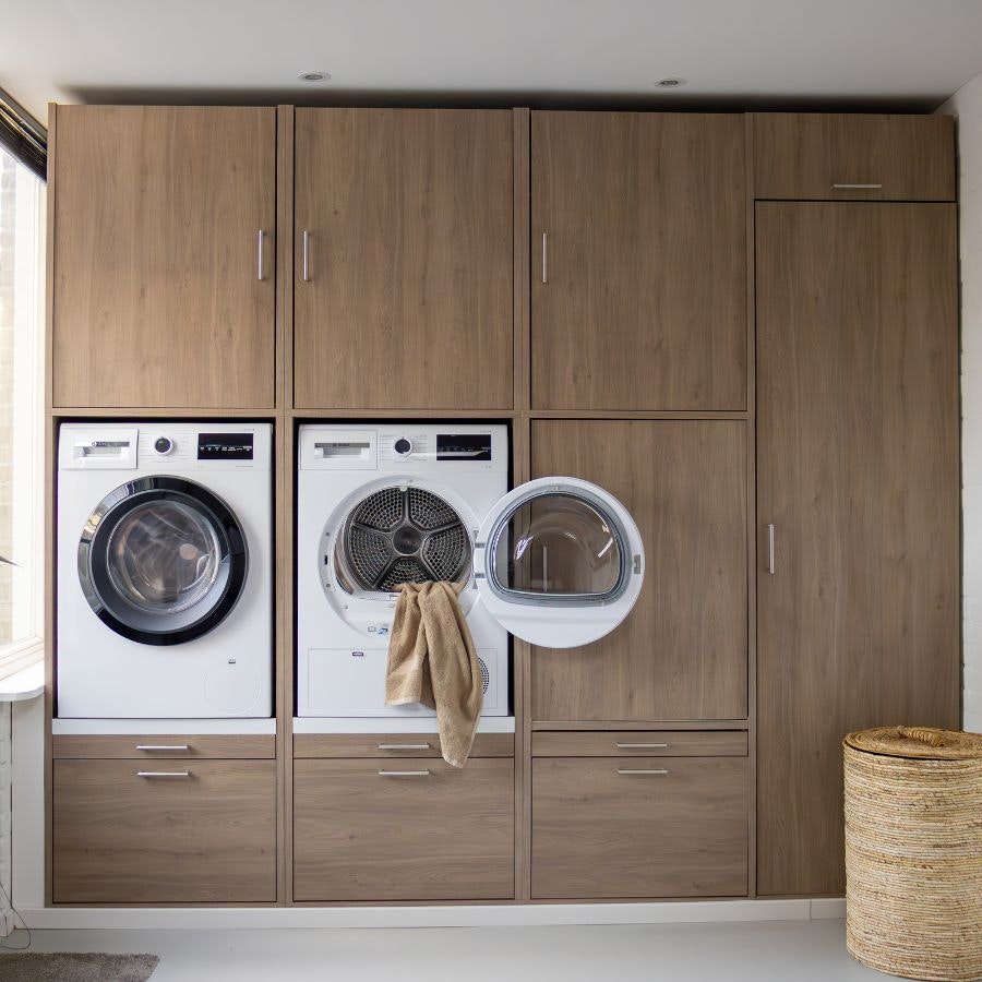 Your laundry room in Japandi style