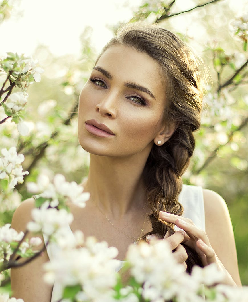 Beautiful Women With Smooth and Wrinkle Free Skin