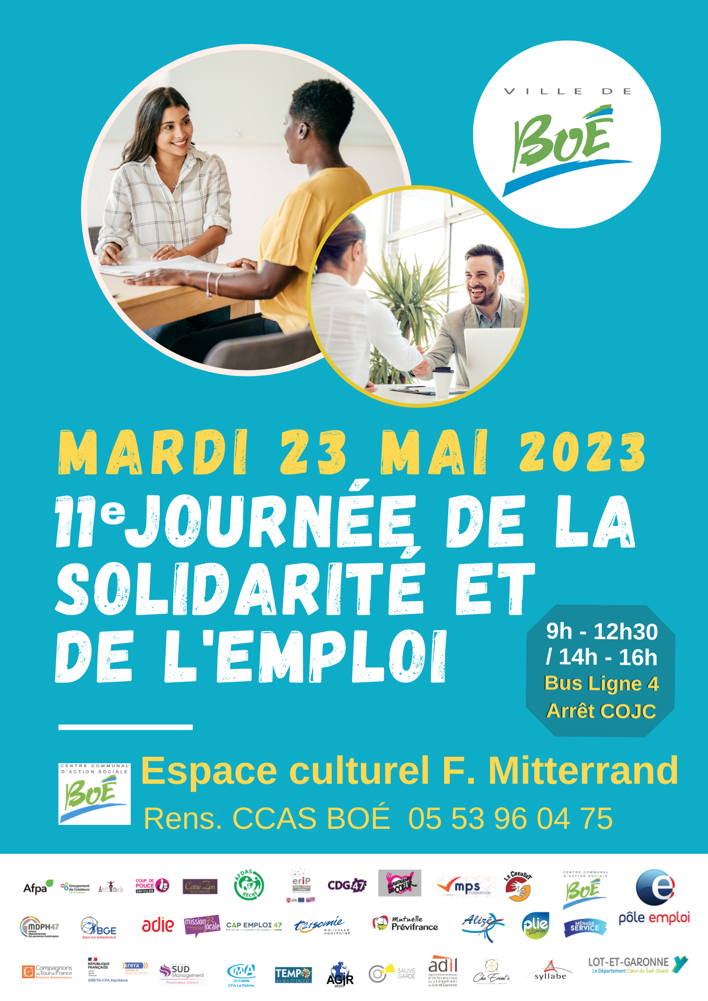 Affiche journée Solidarité Emploi