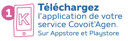 Téléchargez l'application Covoit'Agen