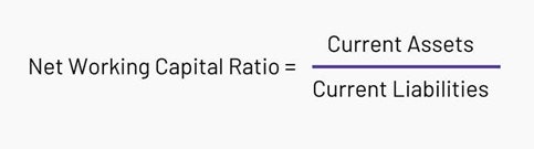 Net working capital ratio formula